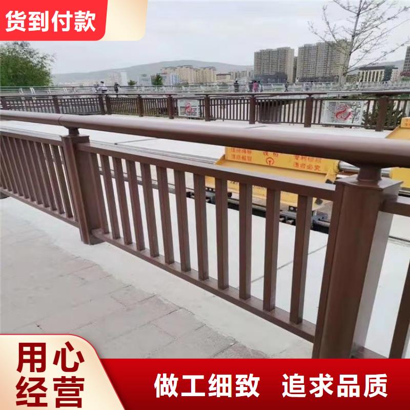 浙江省支持加工定制展鸿方管喷塑防撞护栏颜色可按客户要求定制