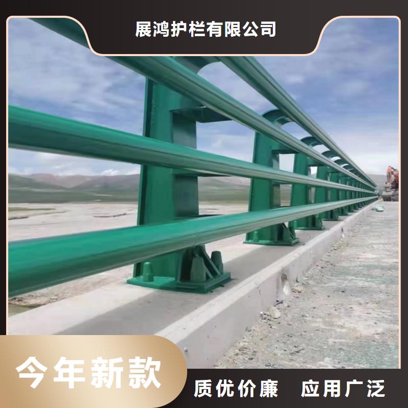 内蒙古本土展鸿铝合金灯光护栏强度高安装方便