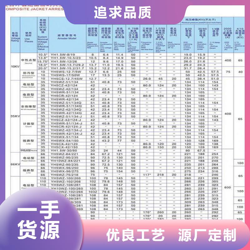 避雷器HY5CX4-69/198【羿振电气】