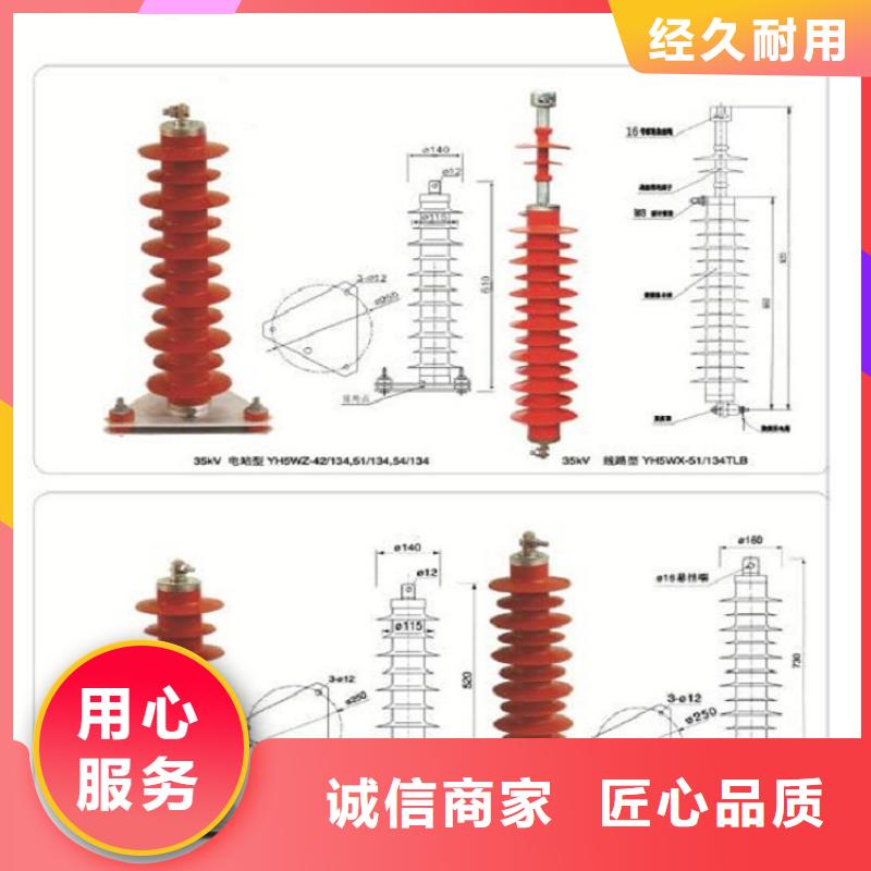 【羿振电气】复合外套氧化锌避雷器HY5WZ-51/134Q