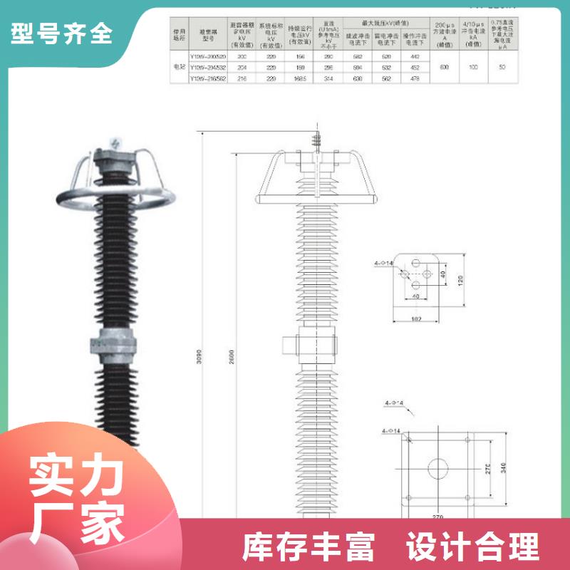 氧化锌避雷器Y10W1-102/266规格齐全