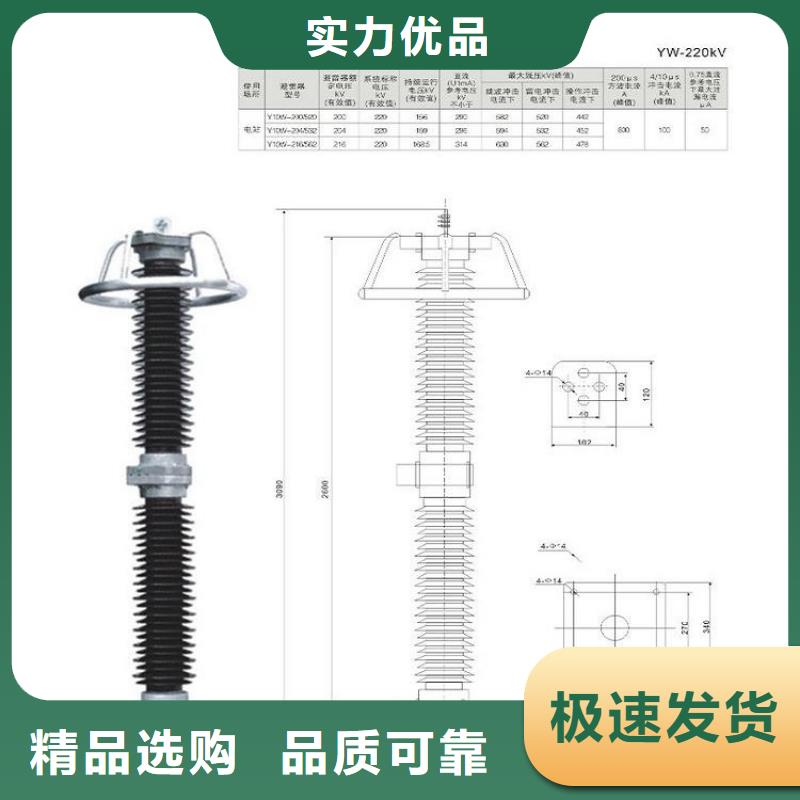 瓷外套金属氧化物避雷器Y10W-204/532