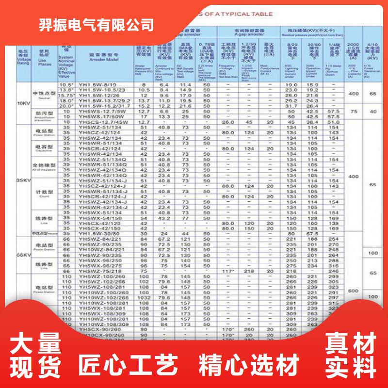 【羿振电气】避雷器YH10CX-108/320