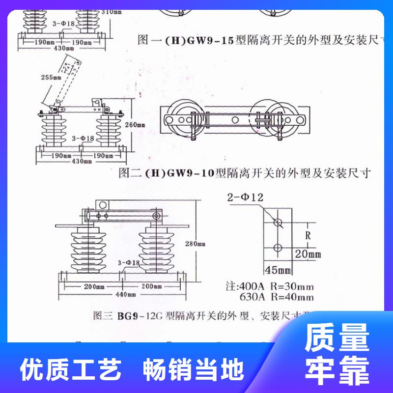 【高压隔离开关】FGW9-10/630A