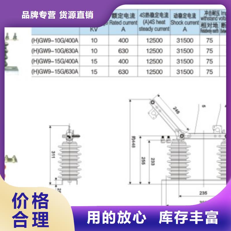 10KV单级隔离开关HGW9-12/1250A【一站式供应【羿振】】