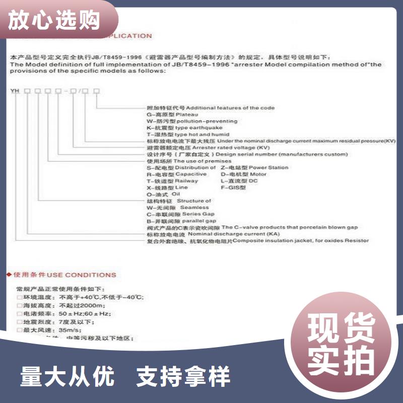 _YHSWZ-17/45复合外套氧化锌避雷器【羿振电力设备】