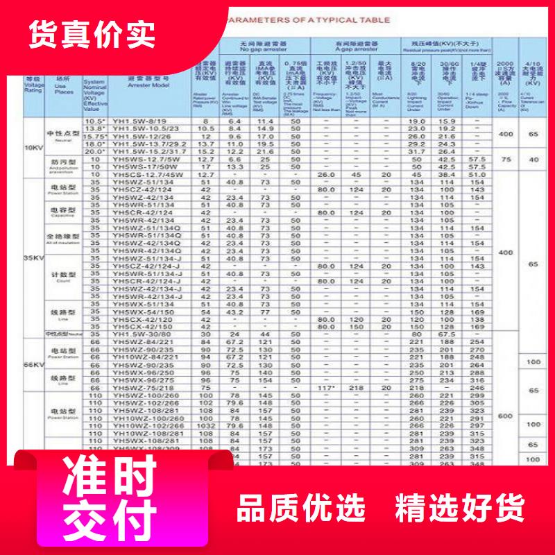 避雷器YH5W5-52.7/125【羿振电气】