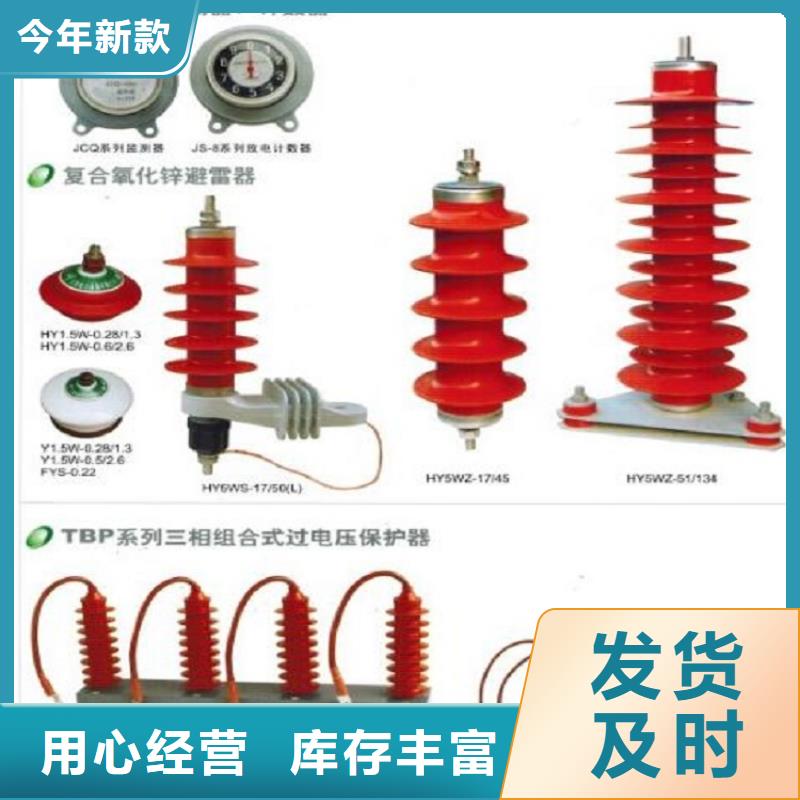 柳市厂家供应复合外套氧化锌避雷器HY5WZ-17/45】