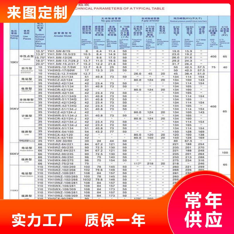 【羿振电力】避雷器YH5WS1-17/45