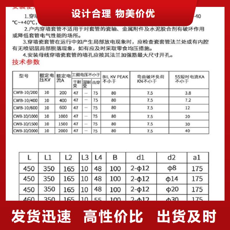 穿墙套管CWWB-24KV/4000