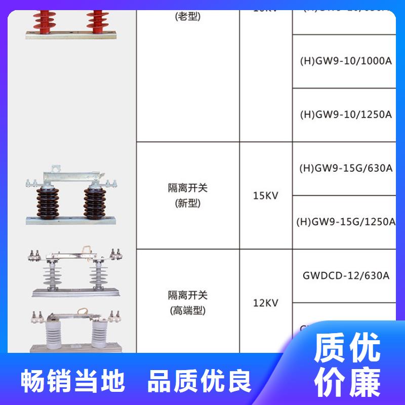 品牌：羿振GW9-10KV/1000户外高压交流隔离开关