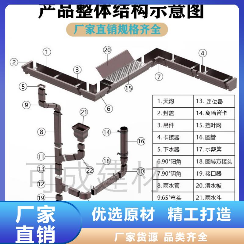 铝锰合金雨水管定制