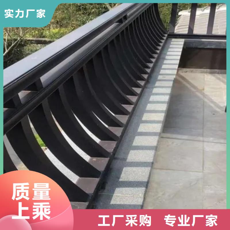 铝代木古建方形落水管价格透明